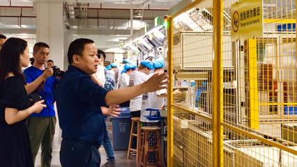 不負期望,智造咖香 京東攜知名媒體探訪百勝圖技術交流