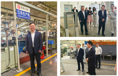 商會副秘書長朱仲升走訪青島征和工業與青島德盛 共促技術交流合作